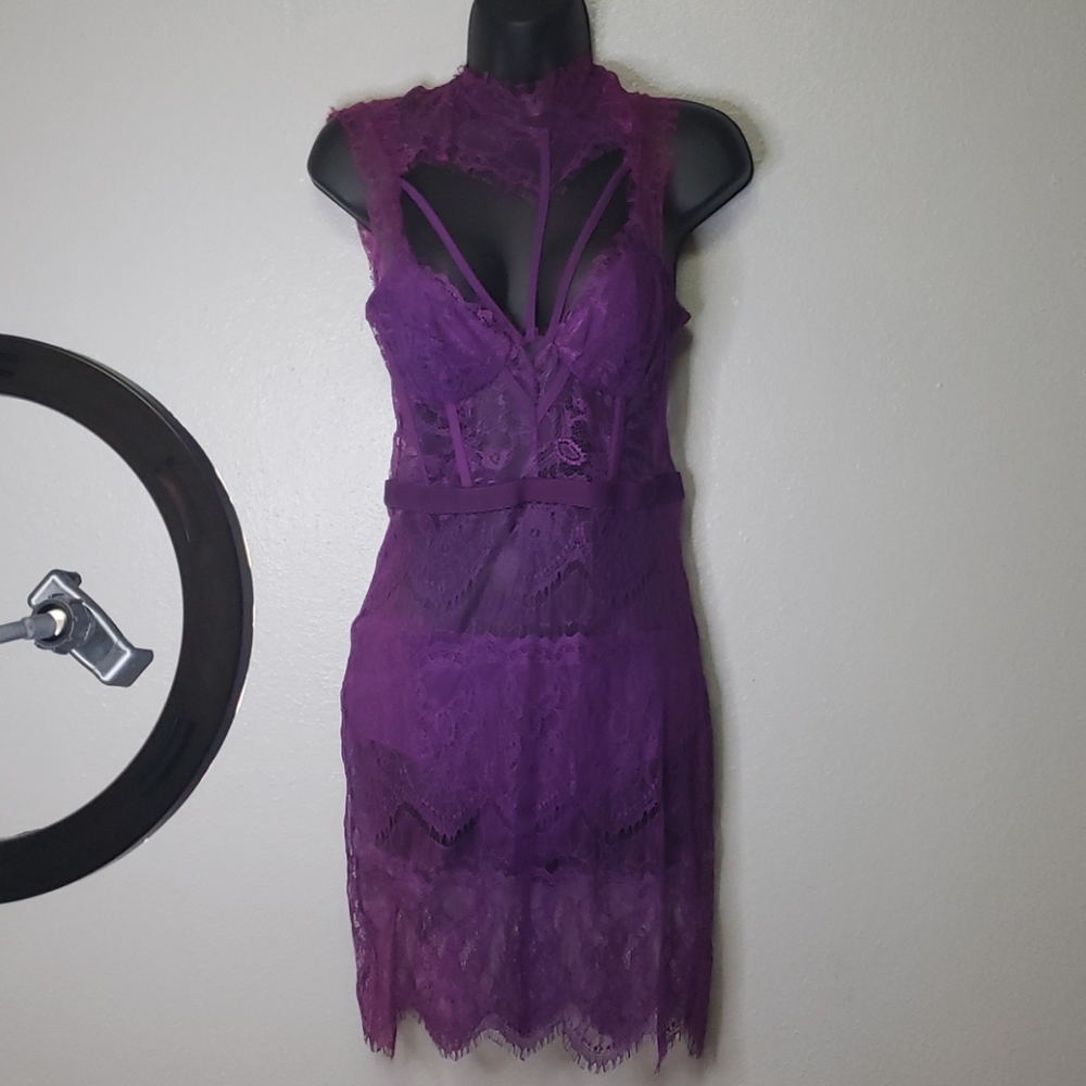 Fashion Nova Purple Dress